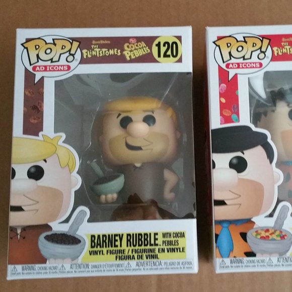 Funko Pop Ad Icons:Fred Flintstone & Barney Rubble - Picture 2 of 16